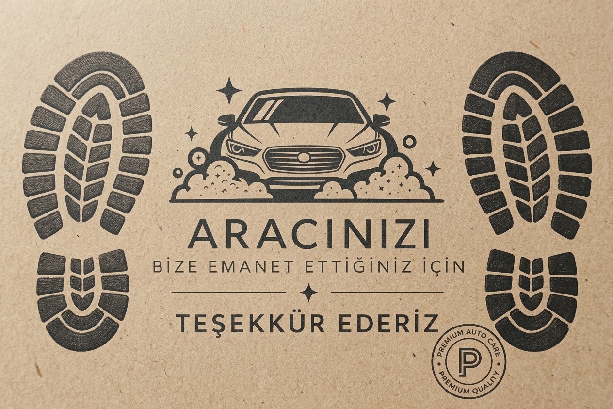 Kraft Kağıt Oto Paspas